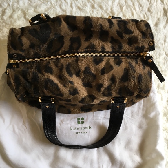 kate spade Rare Vintage Small Leopard Bag NEVER USED - Picture 6 of 13